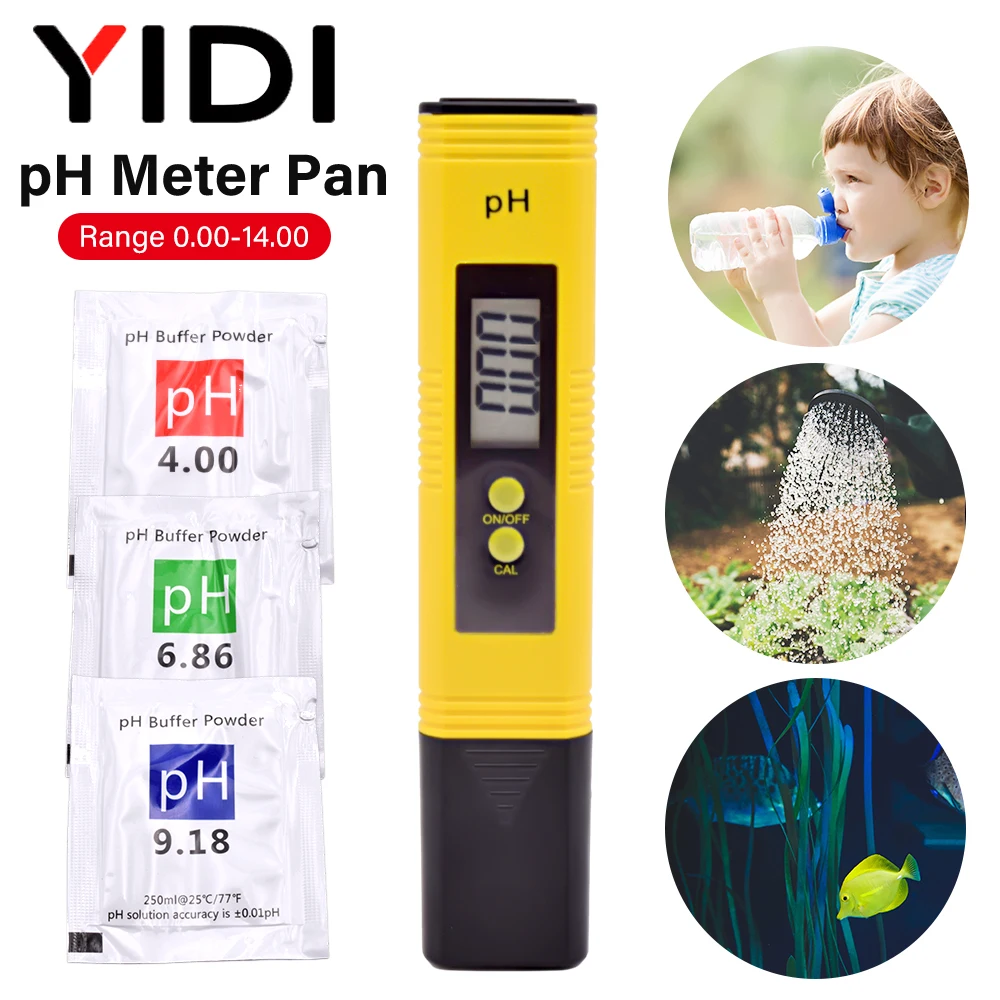 Marine Aquarium Water Analyzer - Digital PH Tester Meter Portable Pocket
