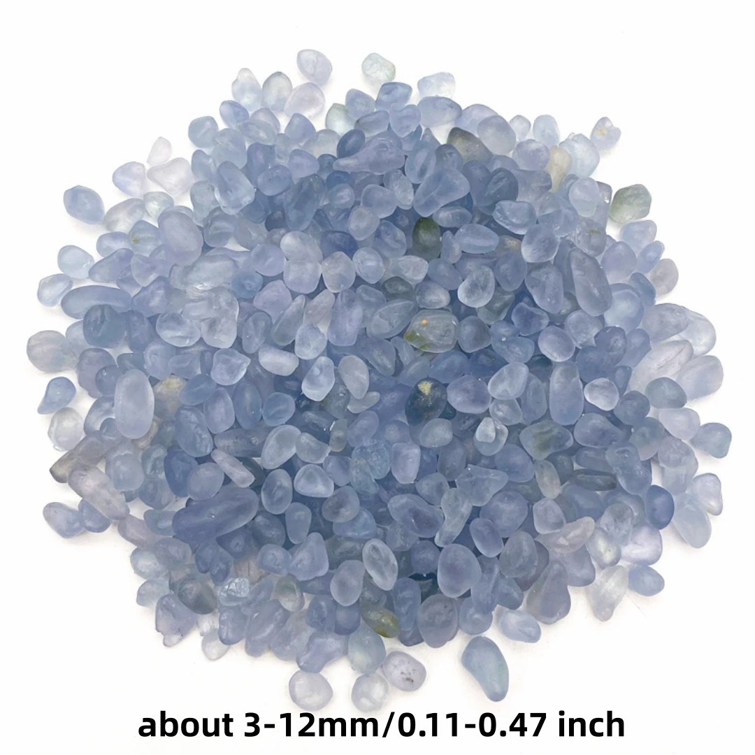 3-12mm Natural Blue Celestine  - đánh giá và giá Marine Aquarium Gravel