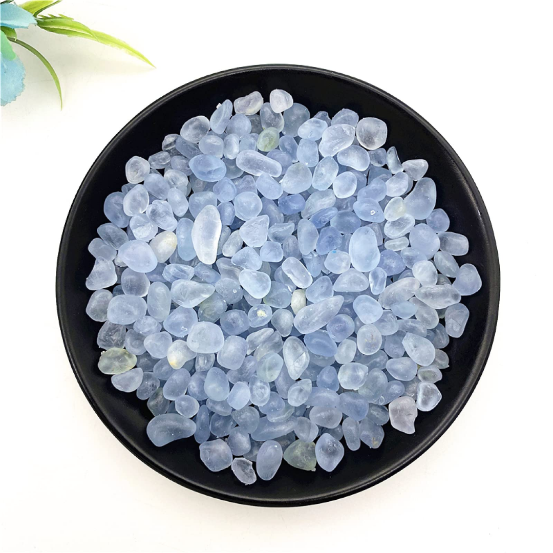 3-12mm Natural Blue Celestine  - đánh giá và giá Marine Aquarium Gravel