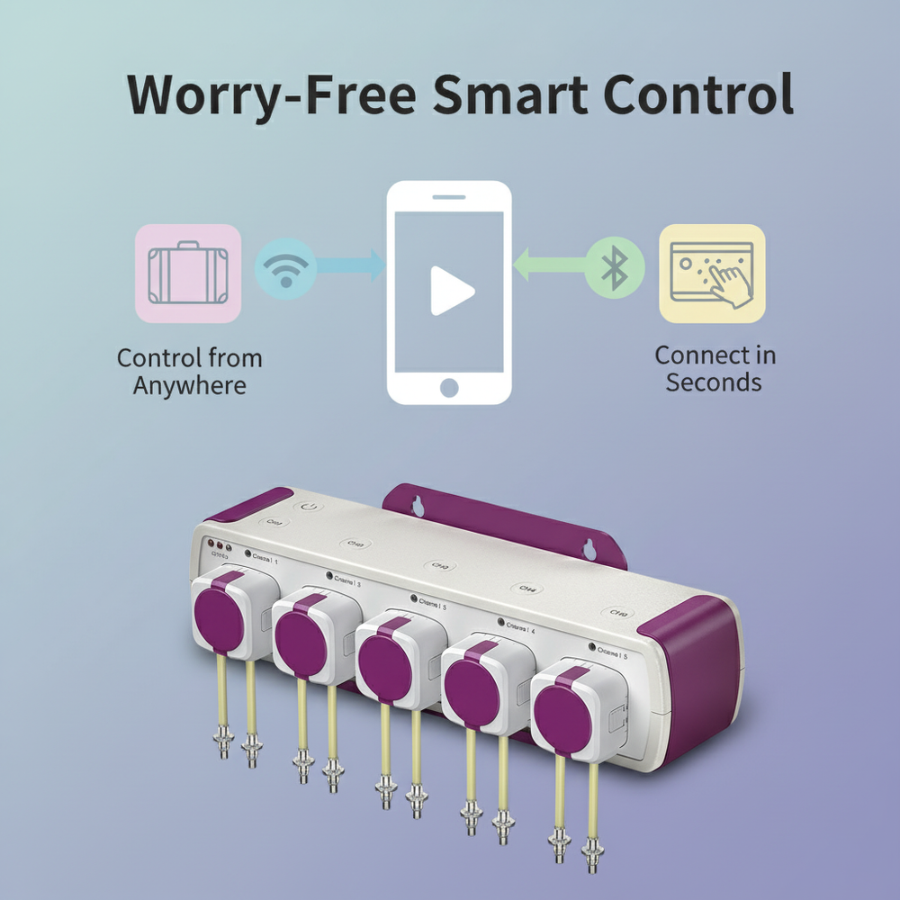 Smart Dosing Pump WiFi Bluetoo - đánh giá và giá Marine Aquarium Reef