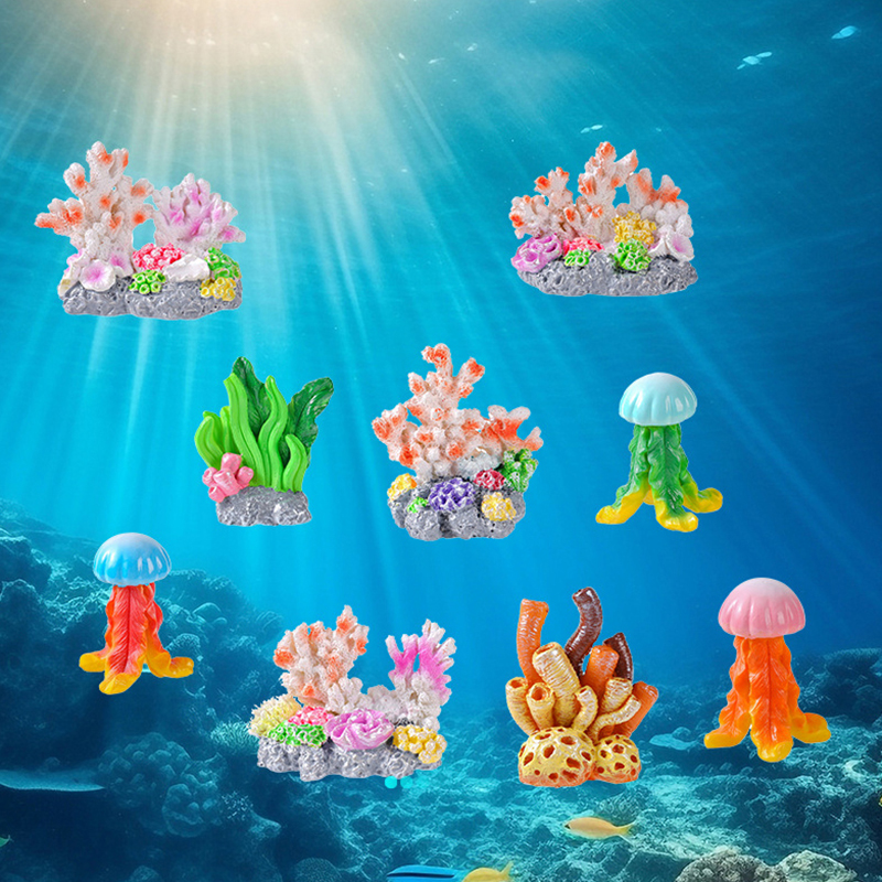 Mini Resin Fish Tank Accessori - đánh giá và giá Marine Aquarium Hobby