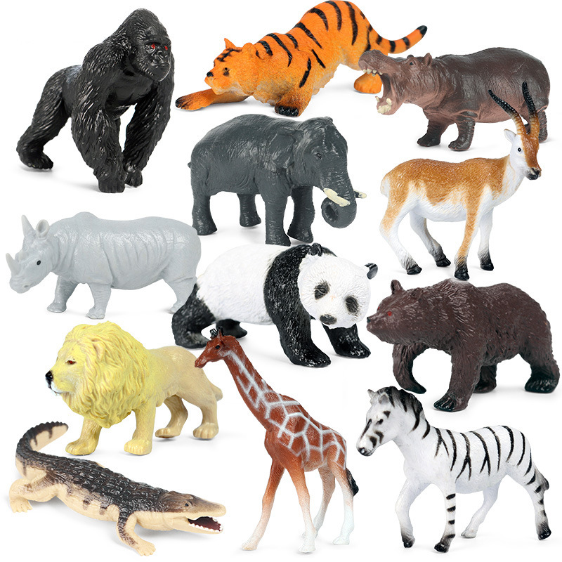 12Pcs Mini Wild Jungle Zoo Mar - đánh giá và giá Marine Zoo
