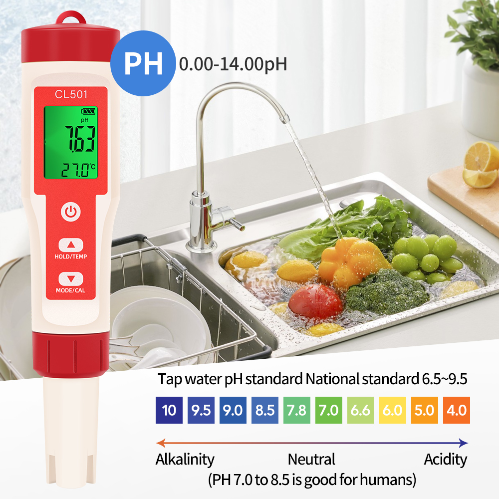 PH/CL2/H2/ORP/Temperature Mete - đánh giá và giá Marine Aquarium Water Analyzer