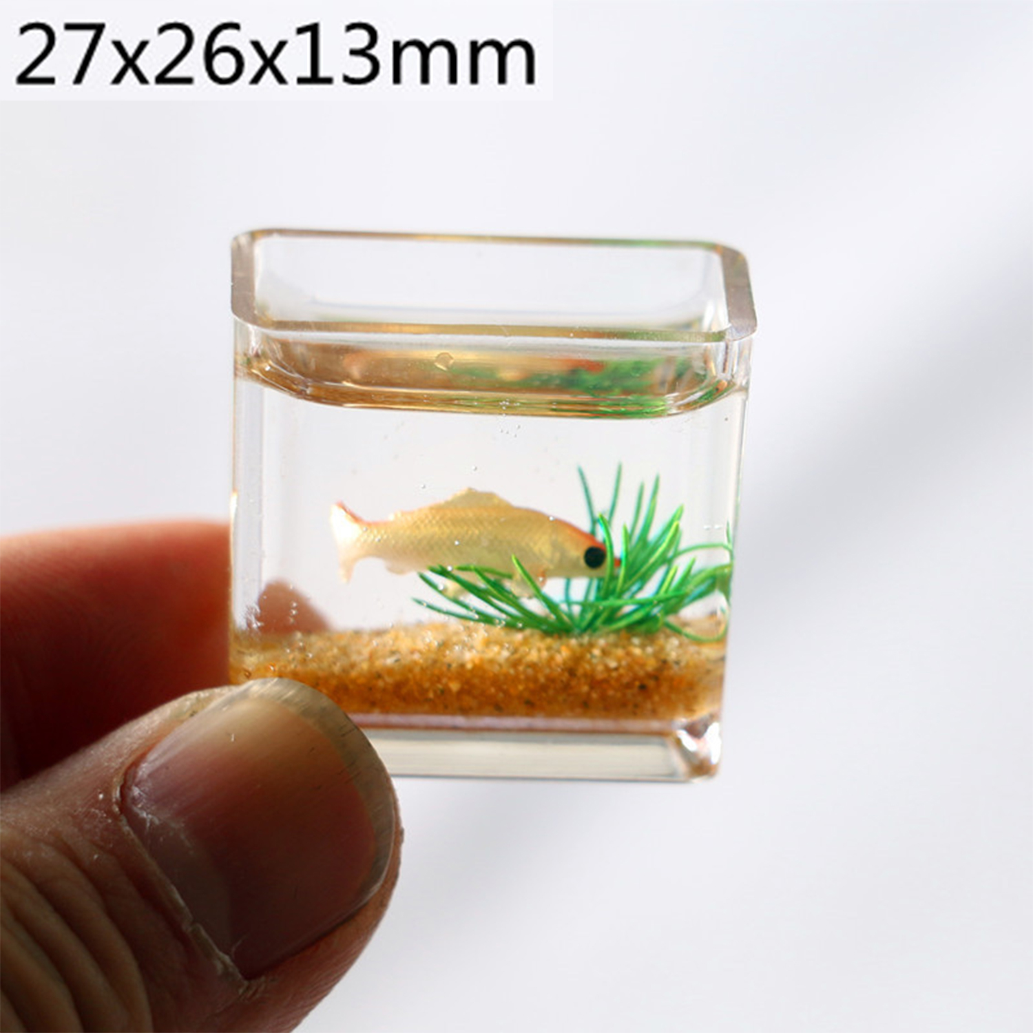 Dollhouse Miniature Glass Fish - đánh giá và giá Marine Aquarium Hobby