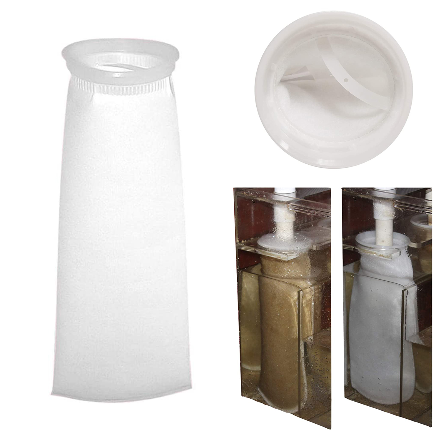 Aquarium Filter Socks Bags Fis - đánh giá và giá Marine Aquarium Filter Media