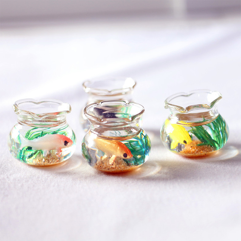 1Pc Mini Fish Tank Random Colo - đánh giá và giá Aquarium Marine Fish