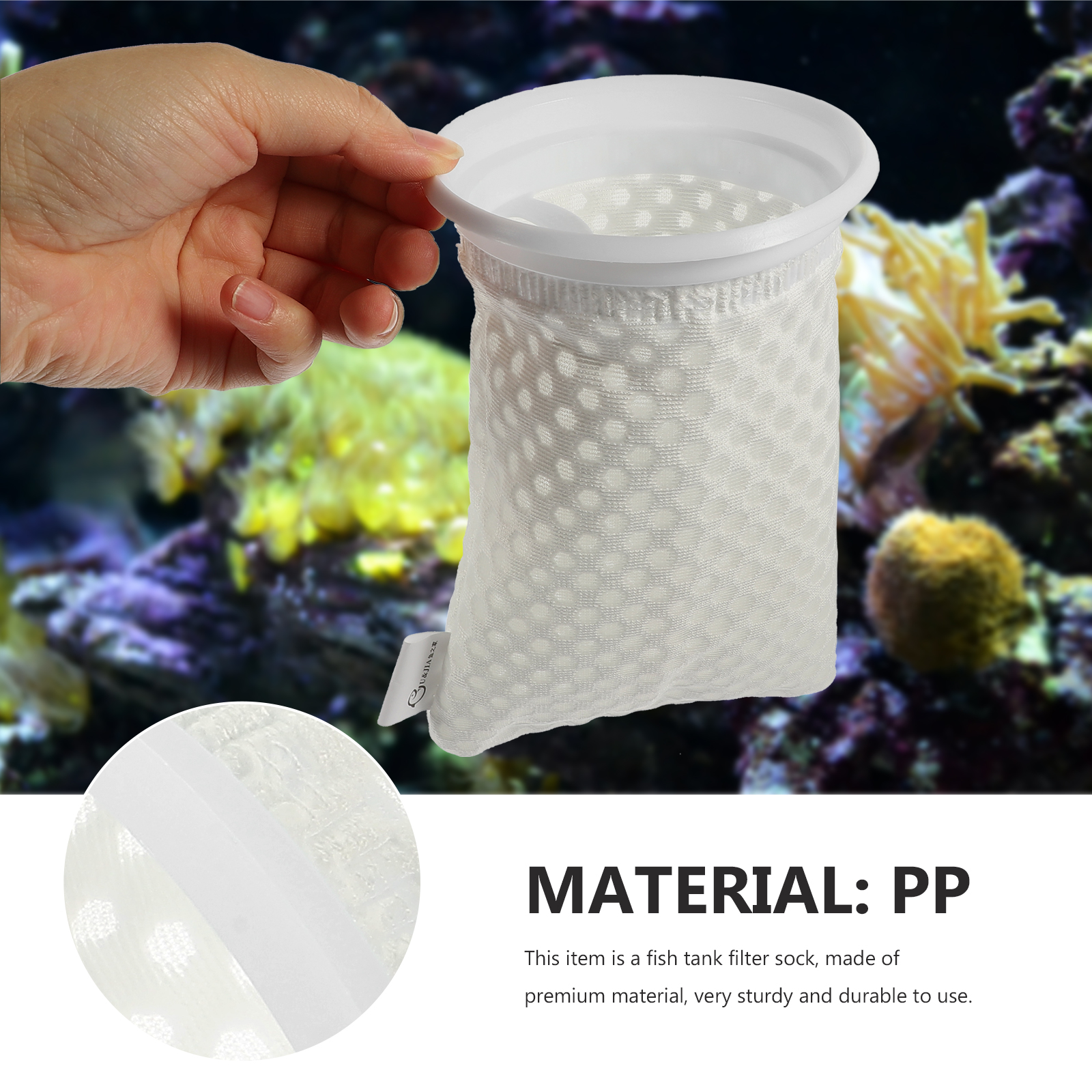 11pcs Filter Socks 4 Inch 3D H - đánh giá và giá Marine Aquarium Filter Media