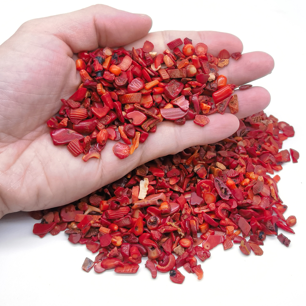 3-5MM Red Coral Natural Quartz - đánh giá và giá Marine Aquarium Gravel