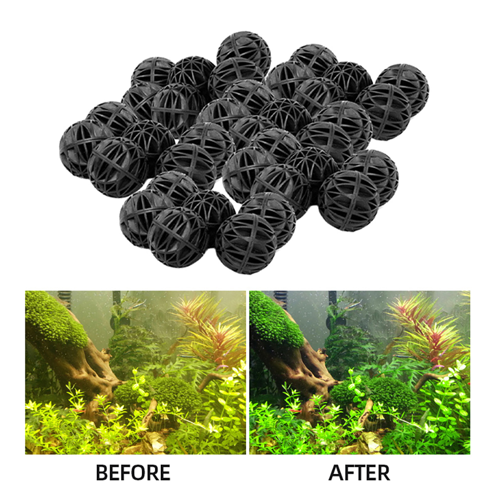 100pcs 18mm Biological Bio Bal - đánh giá và giá Marine Aquarium Filter Media