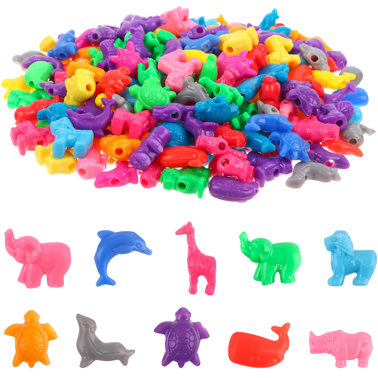 [YU]400 Pcs Mixed Animal Shape - đánh giá và giá Marine Zoo