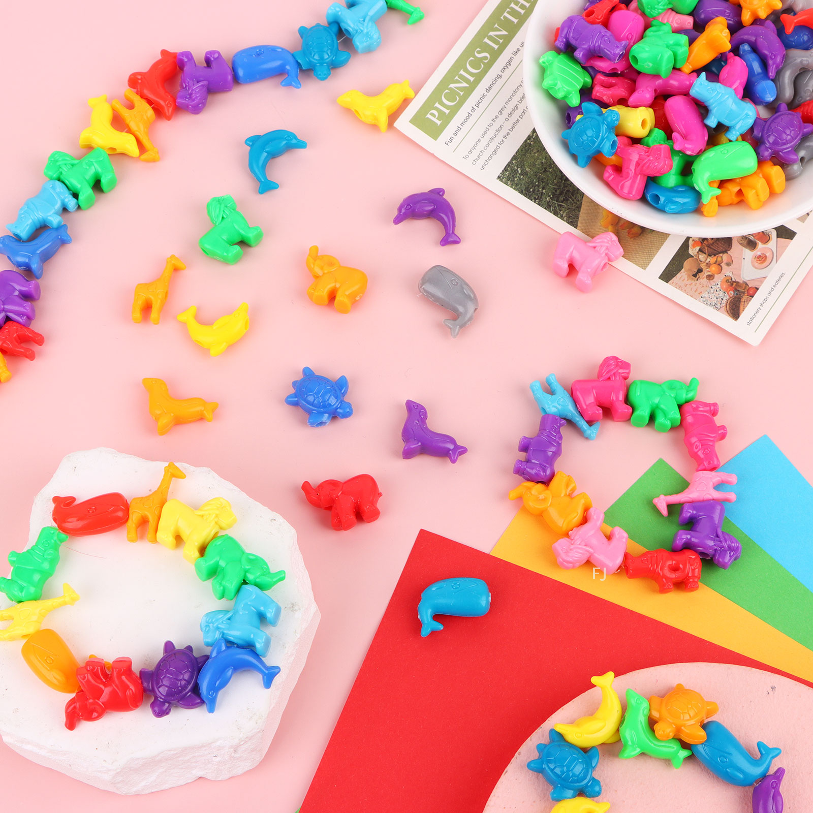 [YU]400 Pcs Mixed Animal Shape - đánh giá và giá Marine Zoo