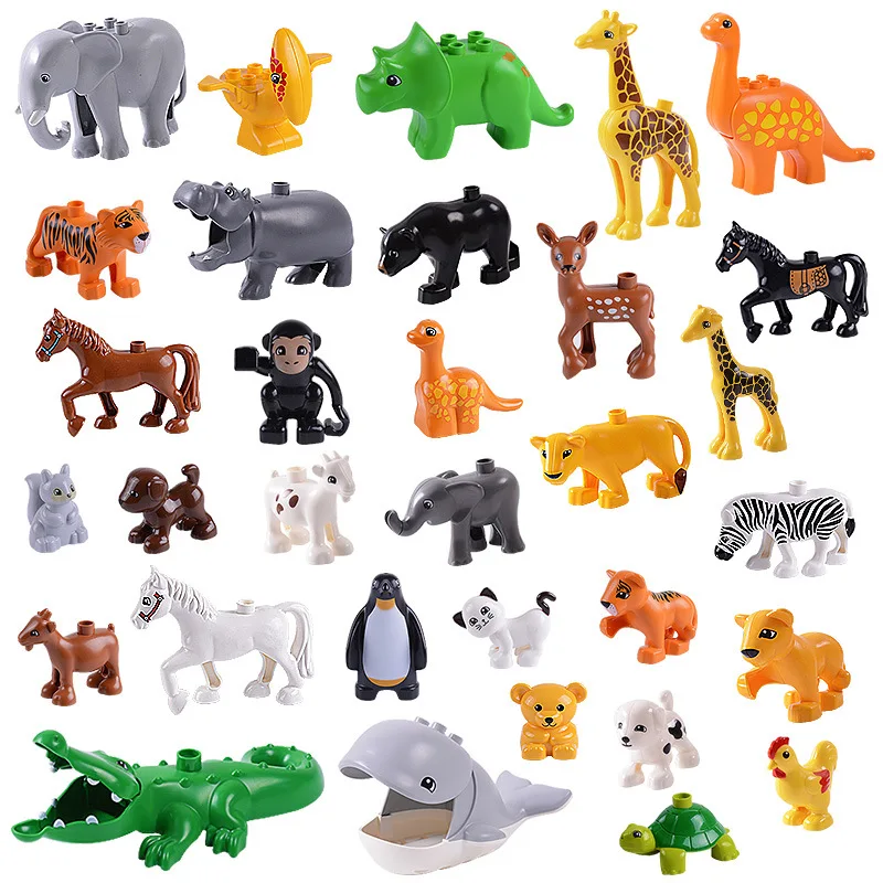 Large  Building Blocks Zoo Ani - đánh giá và giá Marine Zoo