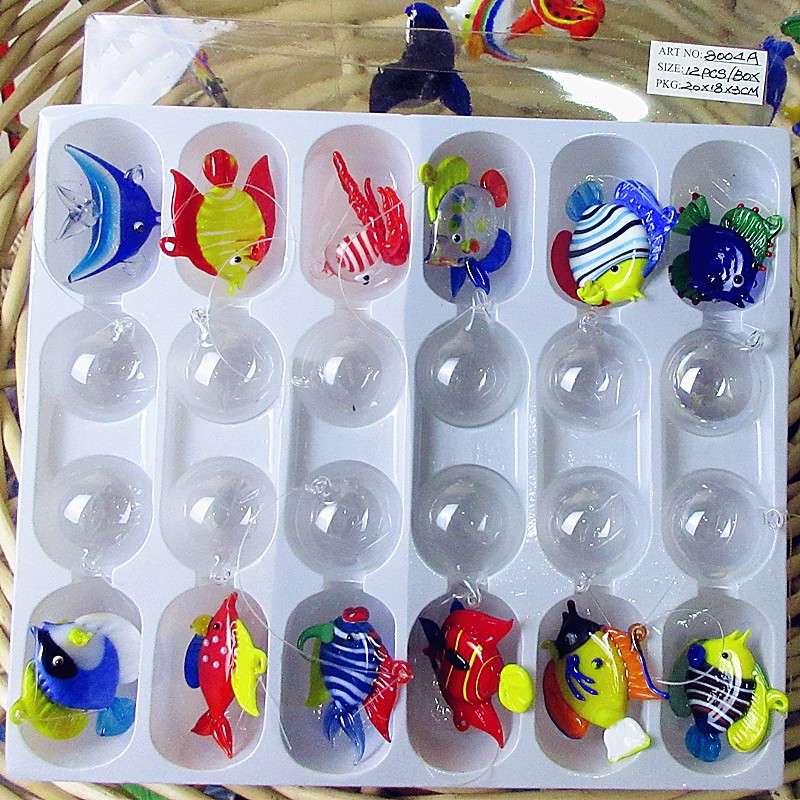 12pcs Mini Floating Glass Mari - đánh giá và giá Marine Aquarium Europe